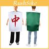 Macacão Fantasia de Halloween Mahjong Raspadinha Para Apresentações de Palco Adulto