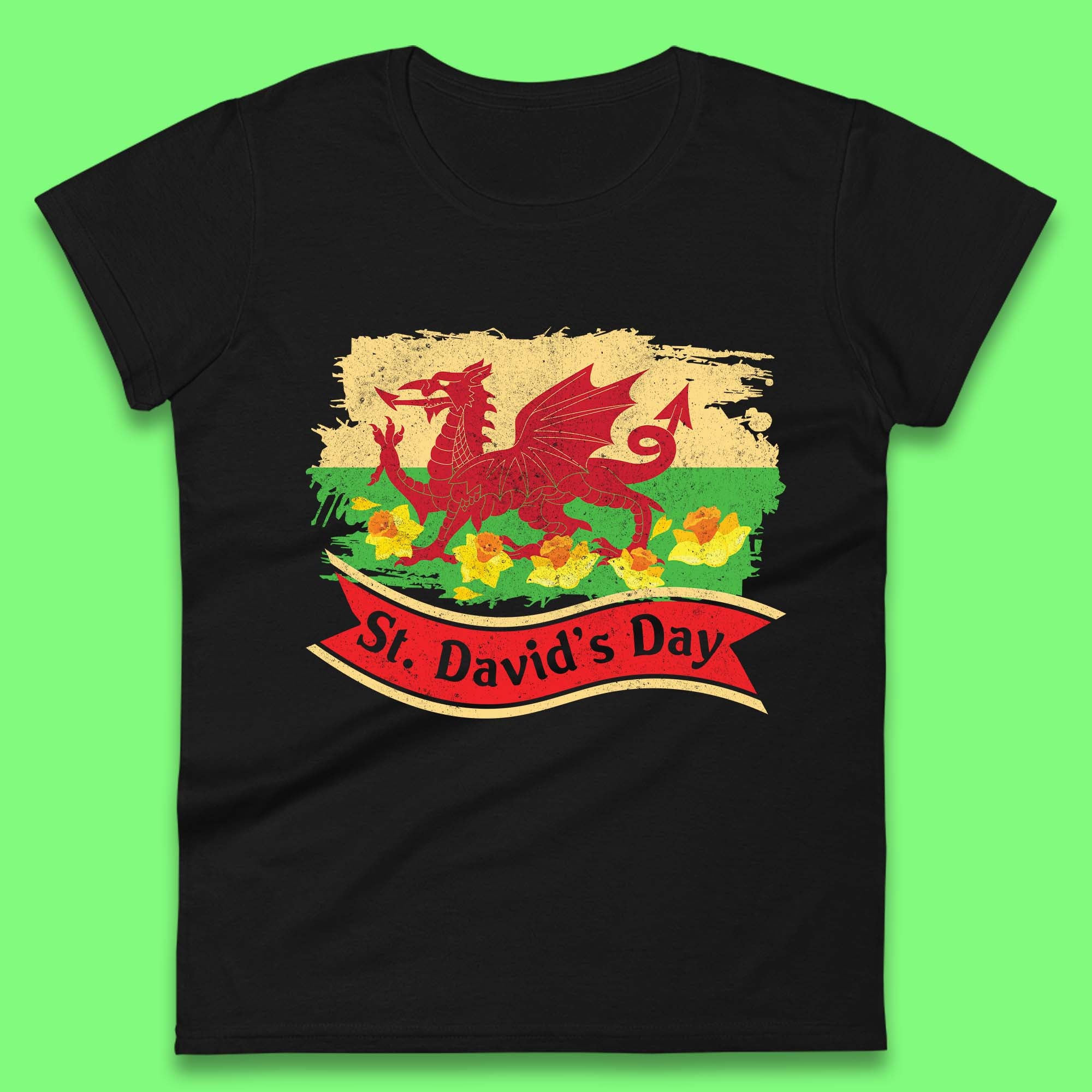 St. David s Day Womens T-Shirt Mens Tops Tees Unisex S