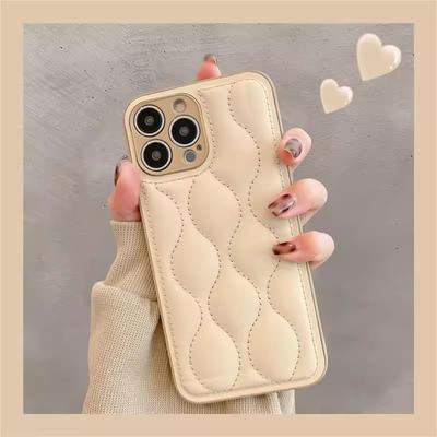 Leather Down Jacket, Apple 15 Phone Case, Anti-drop, Suitable for Apple 14proMax13 Protective Case XR