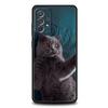 Britische Kurzhaarkatze Fall für Samsung A24 A12 A14 A32 A50 A70 A20E A20S A10 A10S A22 A30 A40 A34 A54 A42 A52 5G A04s A72 Abdeckung