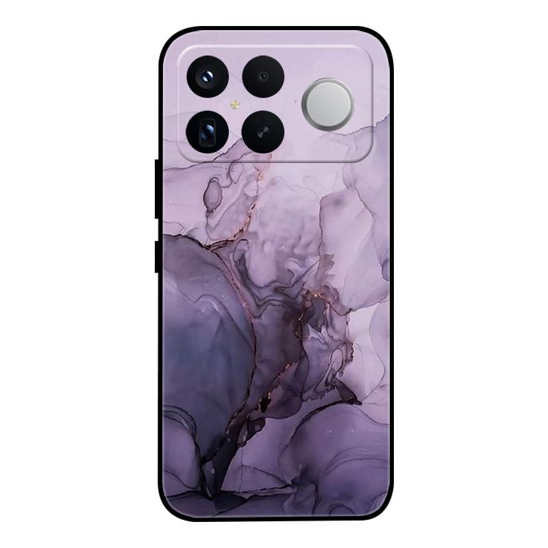 For Xiaomi Poco F8 Ultra Case Marble Painted Soft Matte Silicone Back Cover For Poco F8 Pro Redmi K90 Pro Max Full Phone Shell
