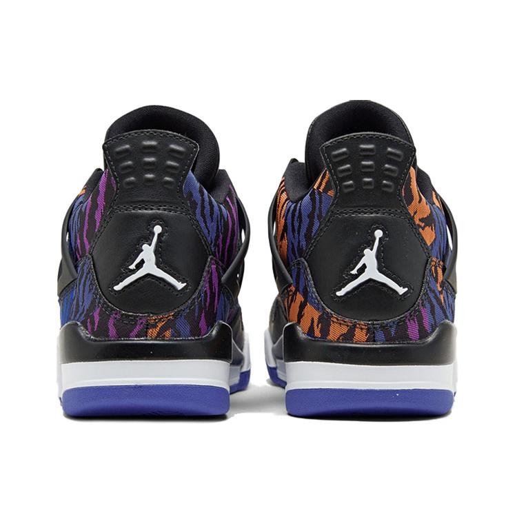 New Jordan 4 Retro Black Rush Violet GS BQ9043-005