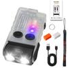 BALDR V20 LED EDC Flashlight Portable Mini Keychain Torch USB Rechargeable Work Light with Magnet Clip Camping Pocket Lantern