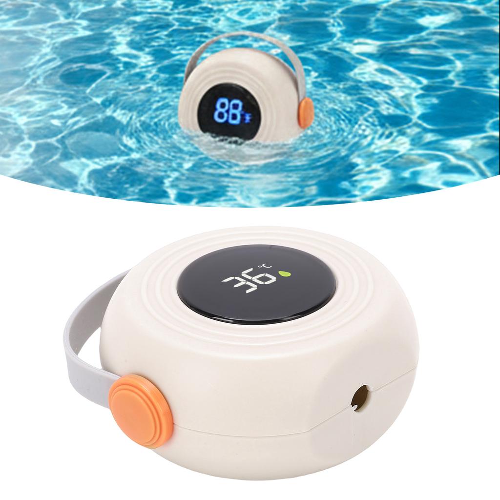 Baby Bath Thermometer Cute Speaker Shape Water Proof LED Thermometer Toy for Infant Toddler Bathtub Swimming Pool