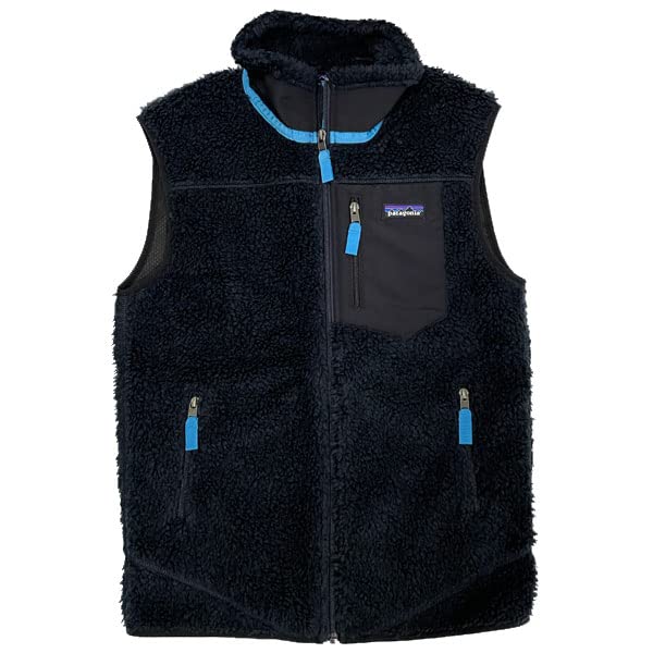 

Patagonia CLASSIC and Fleece Pitch Blue RETRO-X VEST, Мужской Женский Жилет, 23048, (Маленький) чёрный