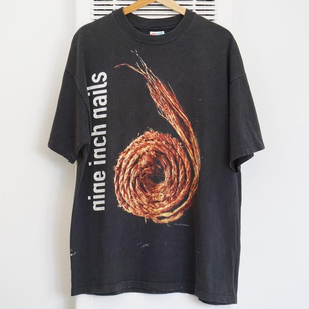 Vtg 90 s Nine Inch Nails  Further Down the Spiral  Unisex Tshirt Reprint KH11694 Unisex T-Shirt S