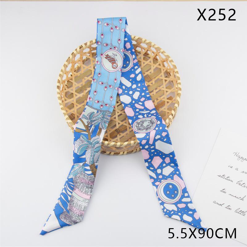 Versatile Vintage Silk Scarf: Hair Tie, Headband, Bag Accessory