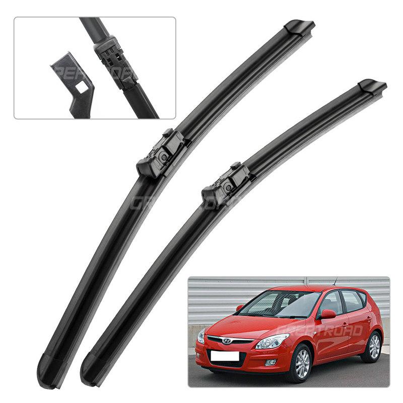 Für Hyundai I30 2007-2010 2008 2009 Scheibenwischer Frontscheibenwischerblätter Windschutzscheibe Windschutzscheibe Fensterwischer 24"+18"""