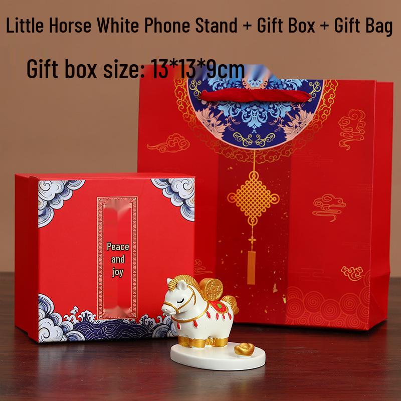 Year of the Horse Mascot Phone Stand - Creative Riches Desktop Ornament & Gift