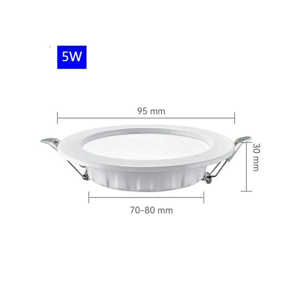 

Светодиодный потолочный светильник переменного тока 220 В, встраиваемый светодиодный потолочный светильник, круглый декоративный светильник, 5 Вт, 7 Вт, 9 Вт, 12 Вт, 20 Вт, светодиодный точечный светильник, направленный вниз, 4000 К/6500 К 6500K