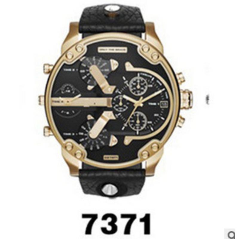 Herrenuhr personalisiert großes Zifferblatt trendige Uhr Edelstahl mit Quarzwerk