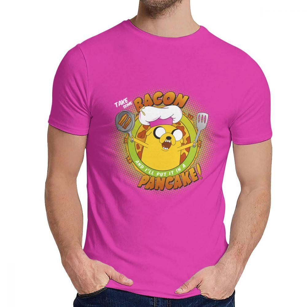 Anime Bacon Pancake Song Tee Shirt Casual O Neck Popular Man S Retro Great Classic S