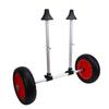 Kayak Cart Adjustable Width Metal Frame Foldable Canoe Carrier Boat Trailer Transport with 10 Inch Solid Tires