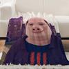 John Pork Fluffy Soft Blankets & Throws Cute Blanket Plaid Luxury Cover Throw Sofa Knee Microfiber Star H Anime Child Home