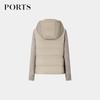 PORTS Women's Autumn Detachable Hood Down Jacket