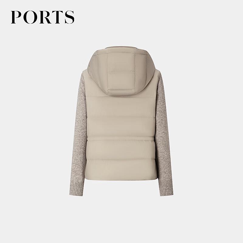 PORTS Women's Autumn Detachable Hood Down Jacket