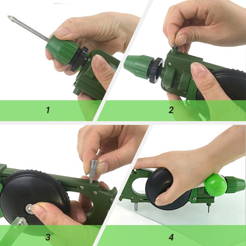 Multi-functional Glass Cutter with Drilling & Knife Sharpener Portable Manual Glass Tile Opener Hand-Held Ceramic Tile Glass Cut