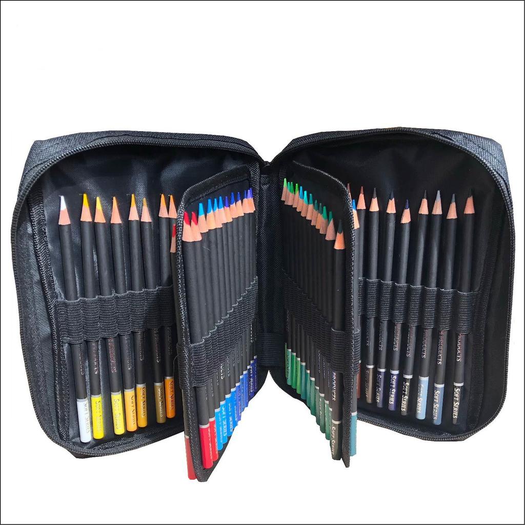 72-Color Oil-Based Colored Pencil Set for Art Painting