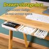 Aufbewahrungsbox unter dem Schreibtisch Unsichtbar Selbstklebend Typ Tablett Versteckt Tisch Unter Lagerung Schubladen für Stift Make-up Stift Schreibwarenbox
