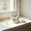 1 Pcs 3D Printed Phone Holder, Angel Wing, Creative Design And Decorative Piece Desktop Gift Craft