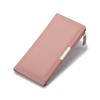 Mokoze Women's Zipper and Magnetic Closure WalletClutch Bag with Long Bifold Coin Purse, Size Small, Pink, Contemporary Style