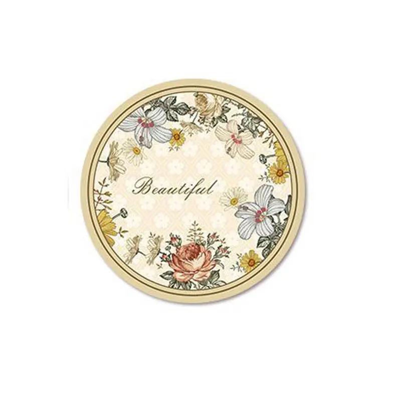 Round Rubber Coasters Antiskidding Absorbent Pad Heatresistant Drink Cup Mat Table Protector Kitchen Items Accessories Drinkware