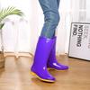Water Shoes Without Lining Women's Tall Water Boots Long Boots No Mesh Non-slip Rain Boots Women's Rubber Shoes