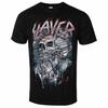 Slayer Cleaved Skull Inspirational Print TShirt Casual Street Style Cotton TShirt Suitable For Metal Enthusiasts