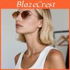 Lunettes de soleil vintage œil de chat en métal pour femmes avec protection UV400 pour les voyages en plein air et les fêtes