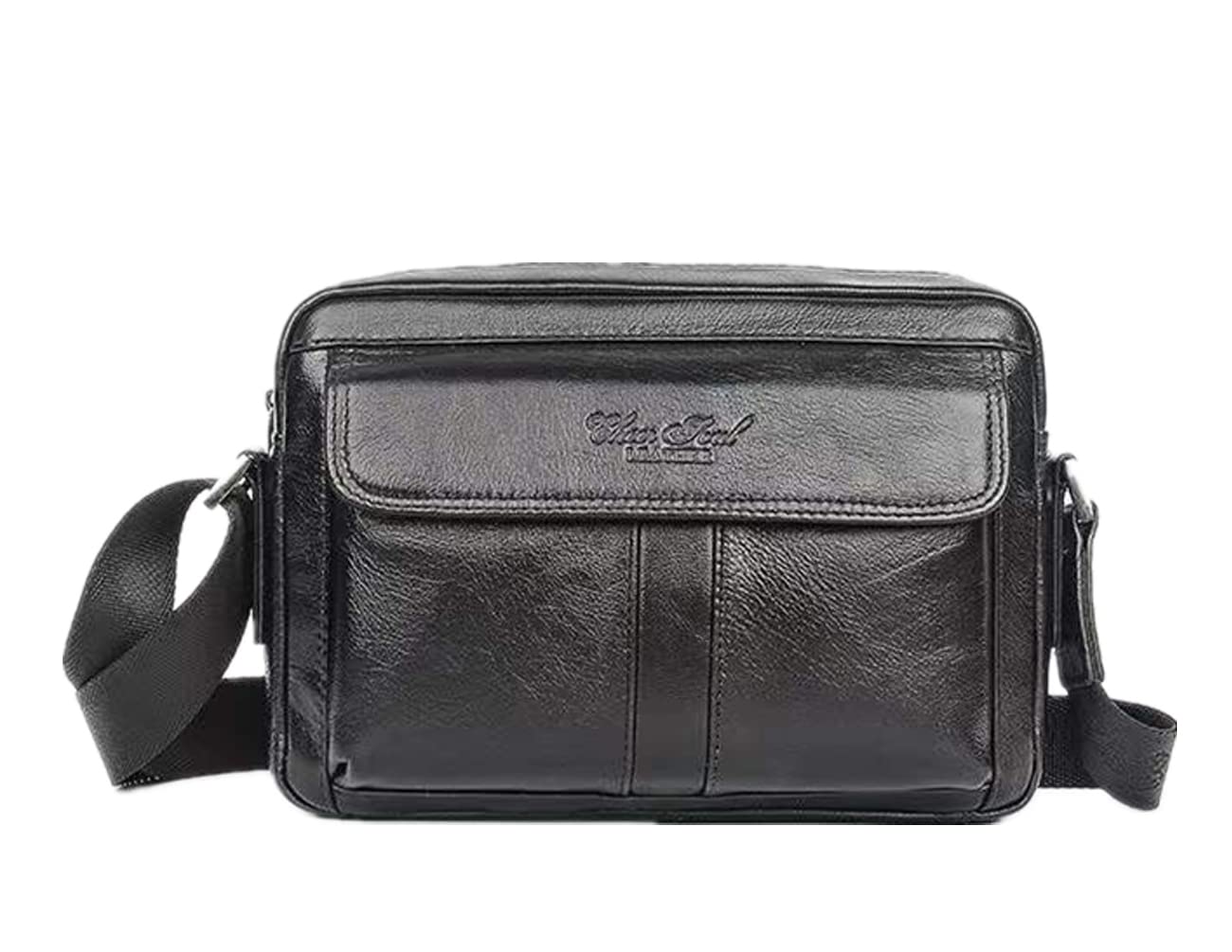

Meigardass Shoulder Messenger Horizontal Business Genuine Crossbody Cycling for Men Men s Bag, Bag, Style, Small, Bag, Leather, Commuting, School, чорний