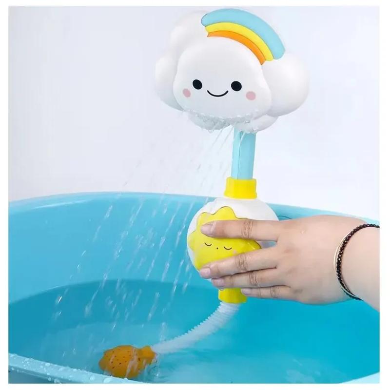 1 Piece Splashes Bathroom Sprinkler Water Game For Kids Clouds Model Faucet Shower Water Spray Kids Bath Toys