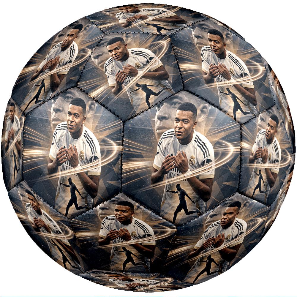 Kylian Mbappe Size 5 Standard Football Durable Training Match Soccer Ball for Adult Outdoor Sports