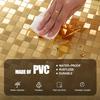 3D Mosaic Self-adhesive Wallpaper, Mirror Reflective Texture. Suitable for Bathroom Walls, Bathroom Waterproof Splashbacks