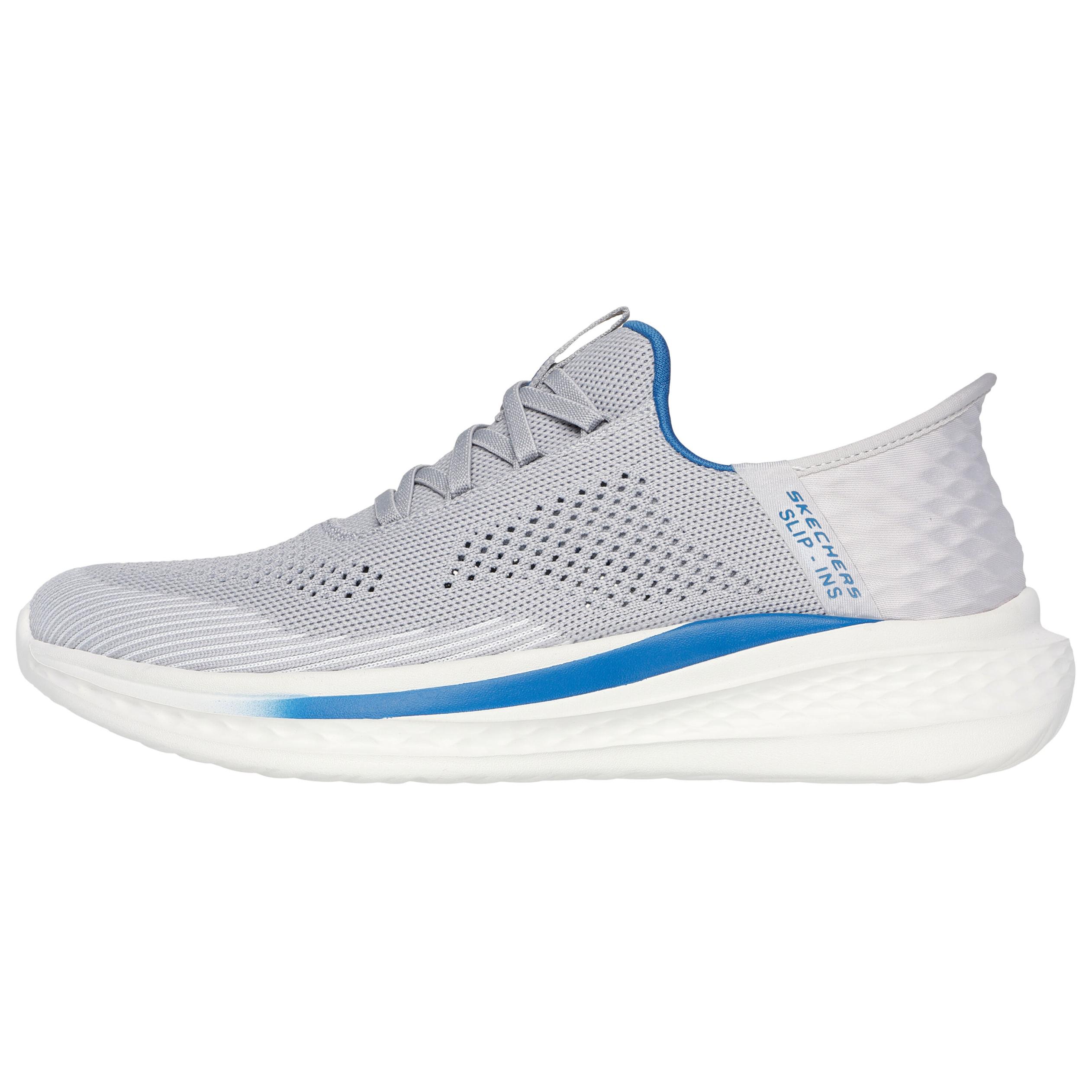 Skechers Men's Light/Gray Slade Comfortable Versatile Durable Breathable Low-Top Casual Shoes Sneaker - 210810-Ltgy Cm