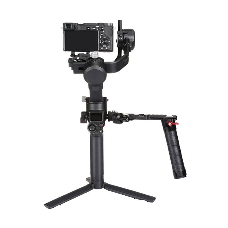 Portable Ergonomic Camera Handle 5 1/4inch Screw Holes 2 Cold Shoe Mounts For SC2/S3 Camera Professional Filming