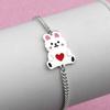 [As Little] Baby Silver Bracelet Kids Children Silver 925 Rabbit Zodiac Gift