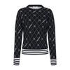 Martin Golf Martine Pattern Knit_Black