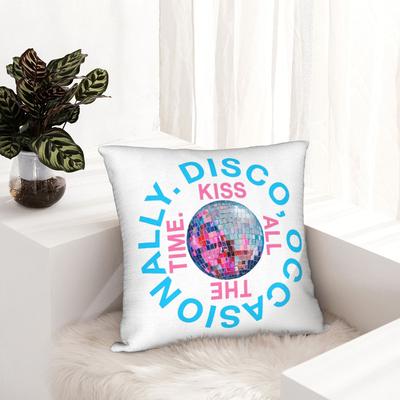 Harrys Styles Kiss All the Time Disco Occasionally Pillowcase Soft Polyester Cushion Cover Gift Aperture Pillow Case Cover Home