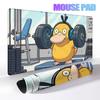 Mouse Pads Anime Extended Gamer Mechanical Keyboard P-pokemon Desk Offices Accessories Psyduck Carpet Gaming Notbook PC Deskrugs