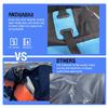 566L Waterproof Rooftop Bag Cargo Carrier with Anti-Slip Mat 6 Door Hooks Zipper Buckle Closure Universal Extra Strap Car Bag