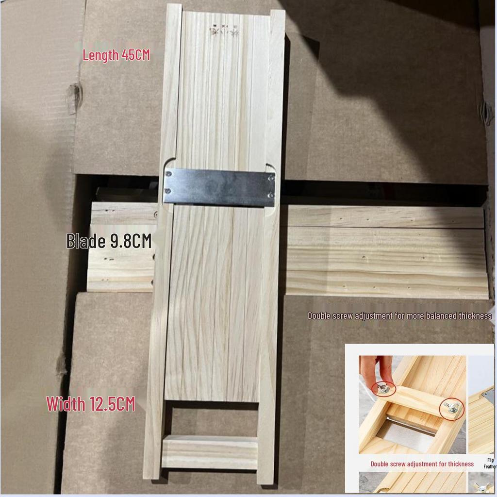 Verstellbare Massivholzreibe & Hobel für Kartoffeln und Radieschen