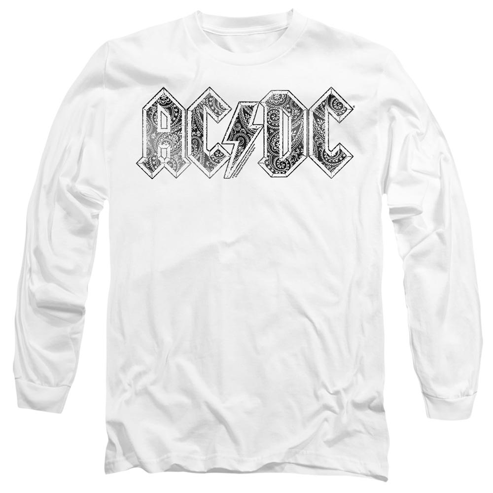 AC/DC Unisex Adult Paisley Logo T-Shirt