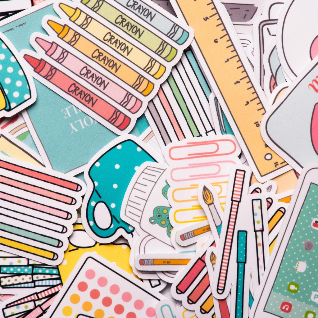 Navy Peony Retro Schedule Sticker Set Waterproof Stickers for Calendar Lists Cute Small Stickers for Journals and Notebooks Craft Stickers for