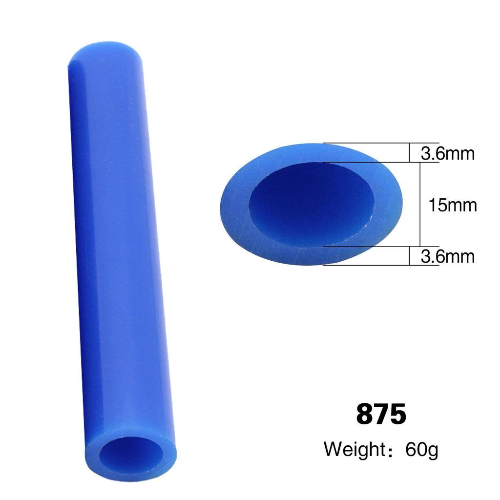 Carving Wax Ring Tube for Making Rings Mold Hard Wax Blank Large Flat Side Tube Blue Color