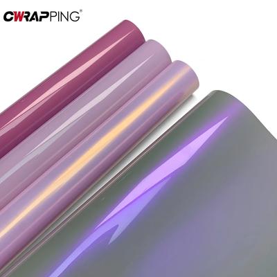 Waterdichte Styling Sticker Auto Glanzende Wrapping Folie Grijs Paars Roze Geschikt voor Computer Vrouwen DIY Mercedes-Benz Accessoires