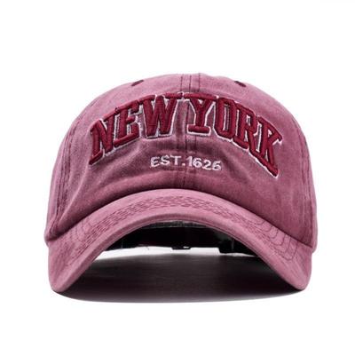 Washed Cotton NEWYORK CITY Baseball Caps for Men Women Vintage Dad Hat Outdoor Sports Cap