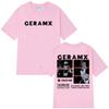 Rapper GERA MX Tour Album 2026 Graphic Tshirt Unisex Women Fashion Tshirts Casual pure Cotton Gothic Punk Tshirts Streetwear