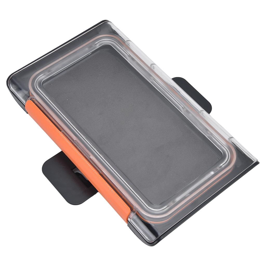 Shower Phone Holder Waterproof Bathroom Phone Box 360 Degree Rotation Wall Mounted Phone CaseBlack