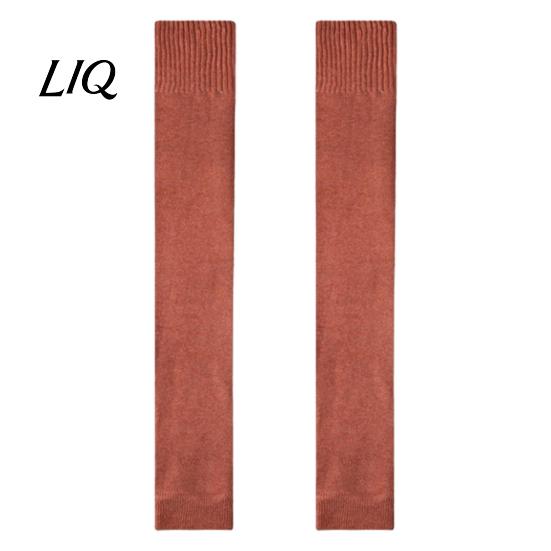 Soft Heat Storage Calf Warmers Thickened Over-the-knee Leg for Women, Thermal Sleeves, Cozy Home Use Anti-slip Long Knee High Socks Winter Cold