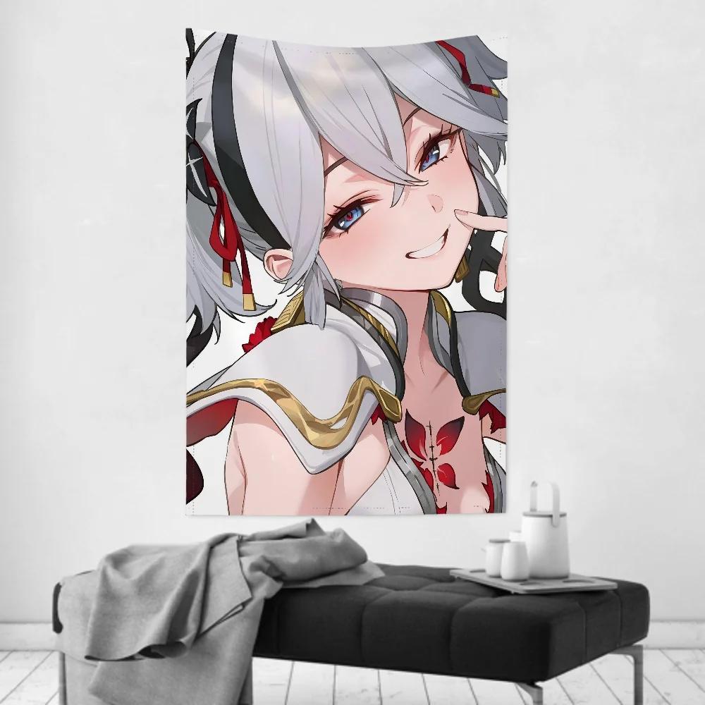 Anime Game CCamellya Wuthering Wwaves Tapestry Room Decor Wall Cloth Party Hanging Background Room Decor Baby Room